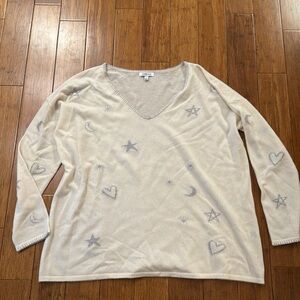 Johnny Was cashmere sweater size L